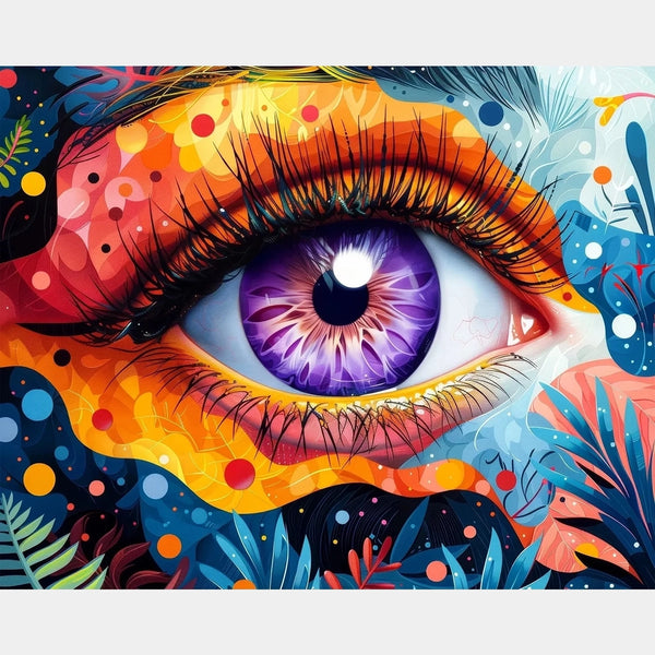 Whimsical Eye - Diamond Painting - Standard Size