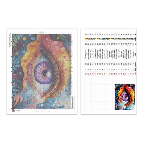 Whimsical Eye - Diamond Painting - Standard Size