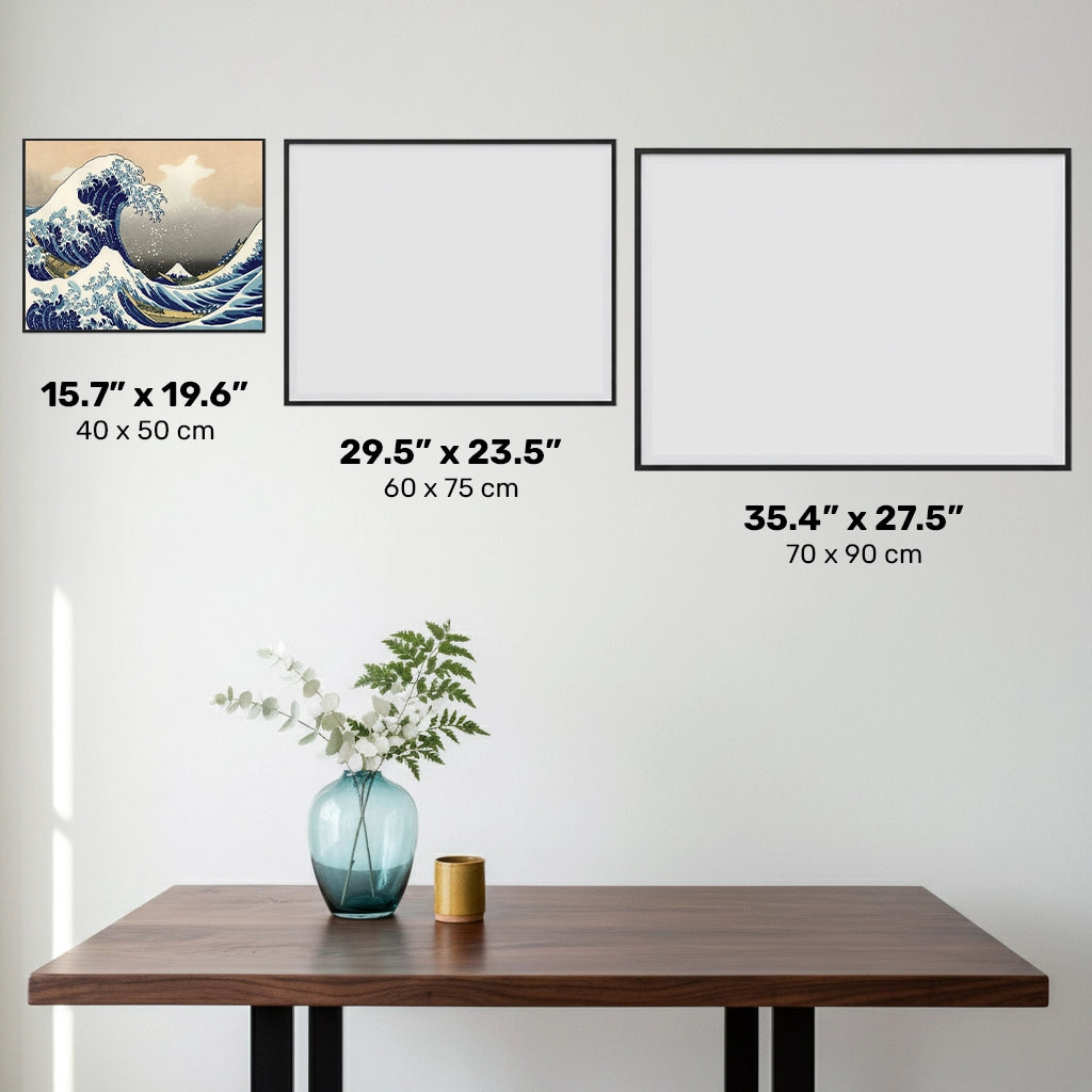 'The Great Wave - Diamond Painting - Standardstorlek'