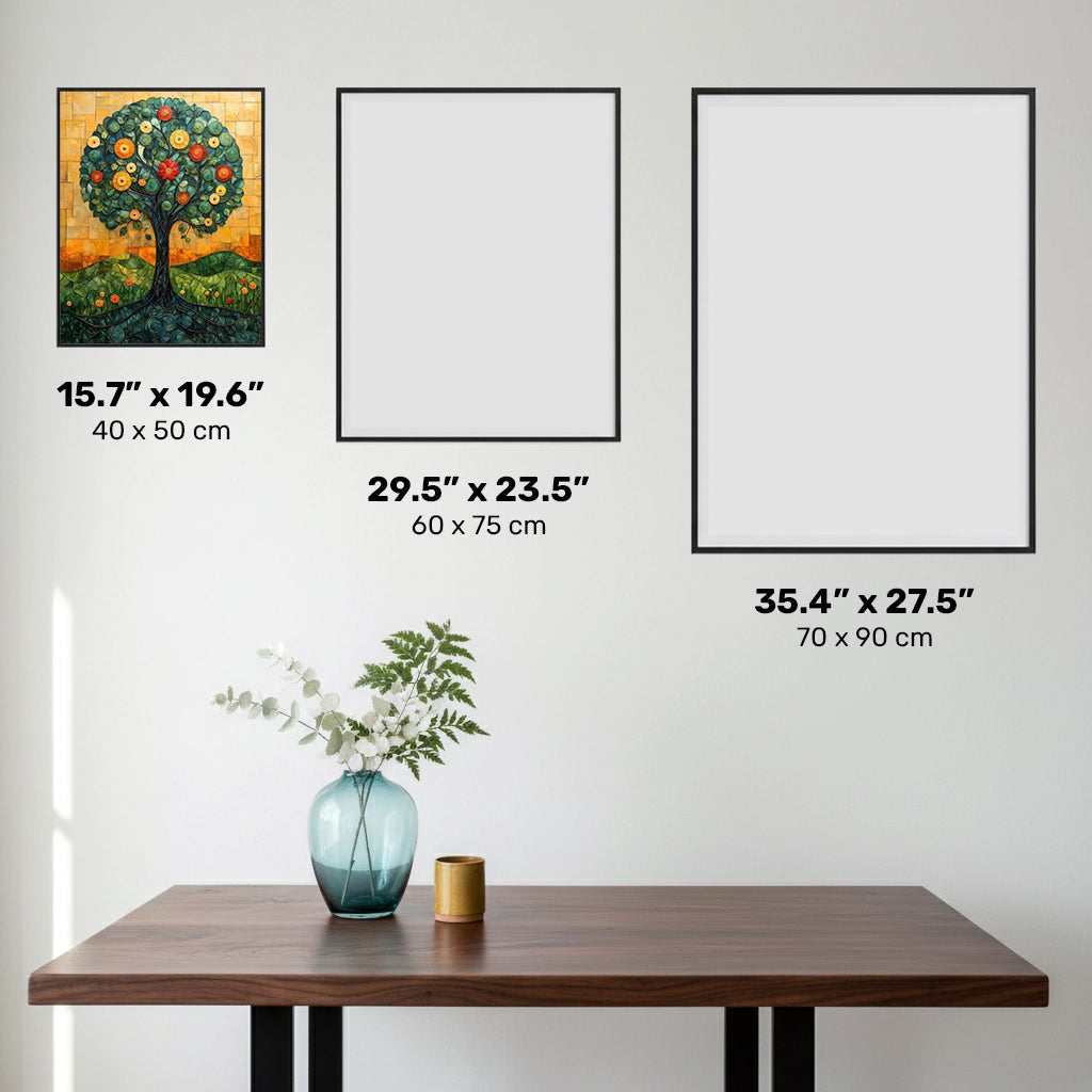 Árbol de Esencia Verde - Pintura de Diamante - Tamaño Estándar