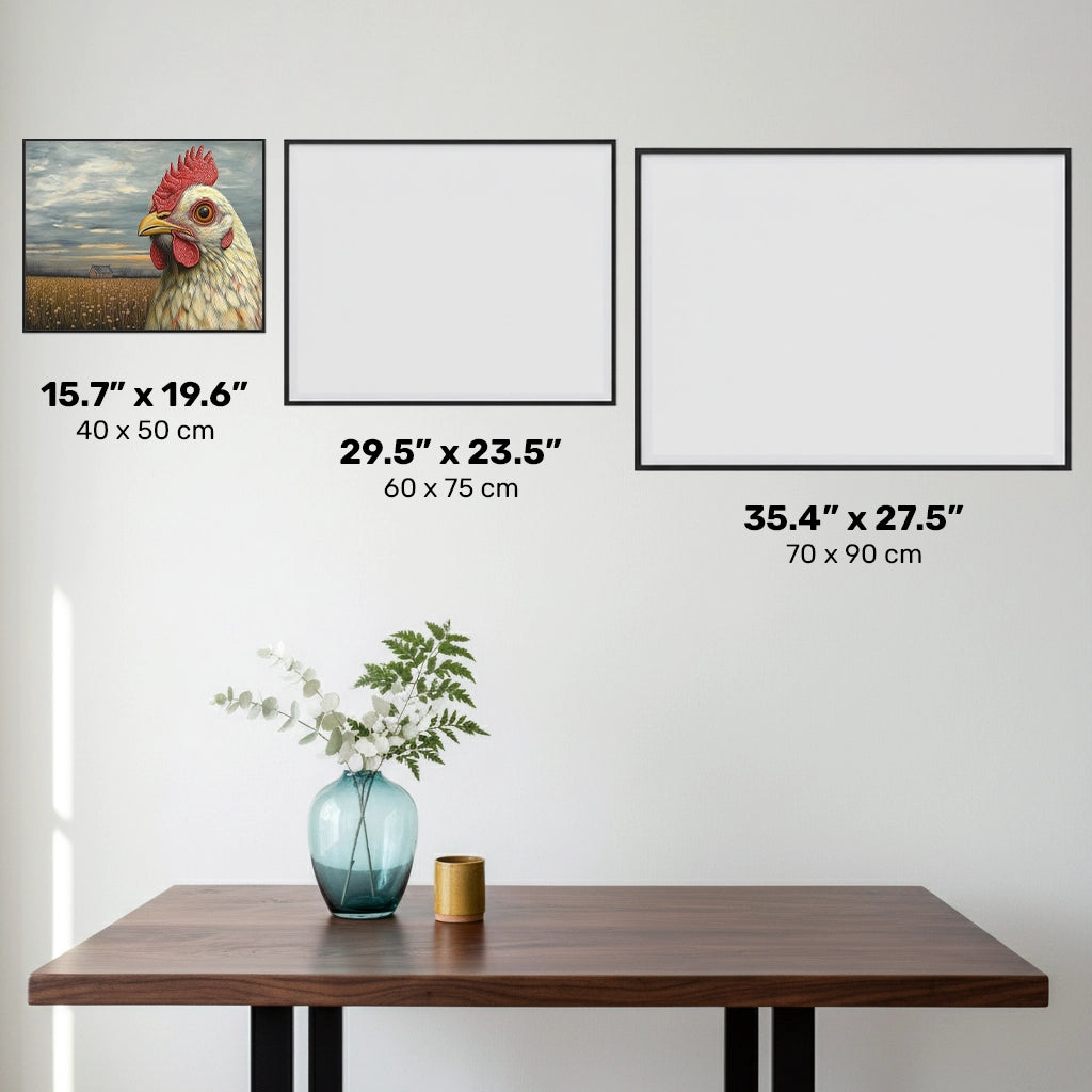 Leghorn Chicken - Diamond Painting - Standard Size