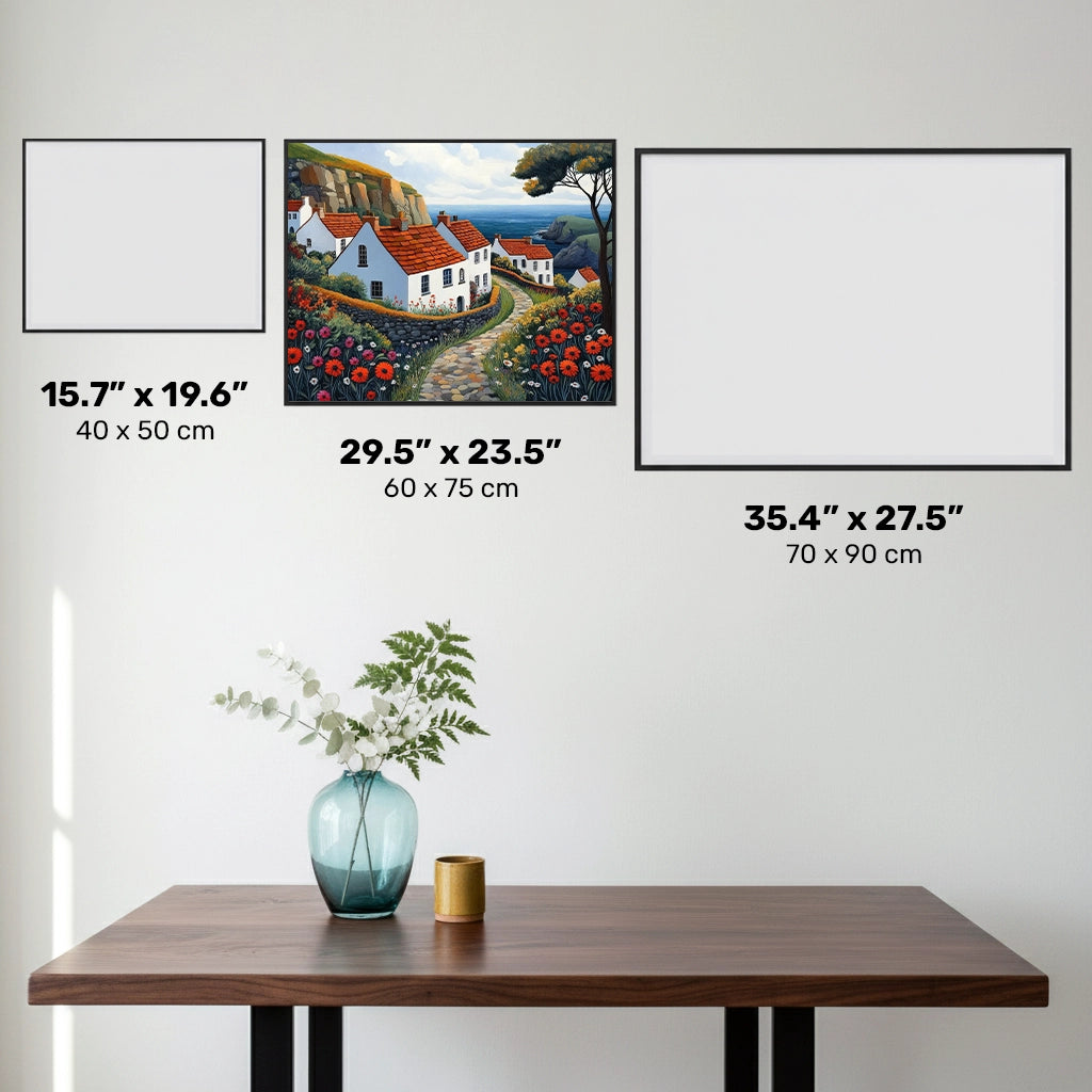 Sendero de Piedra junto al Mar - Pintura de Diamante - Grande