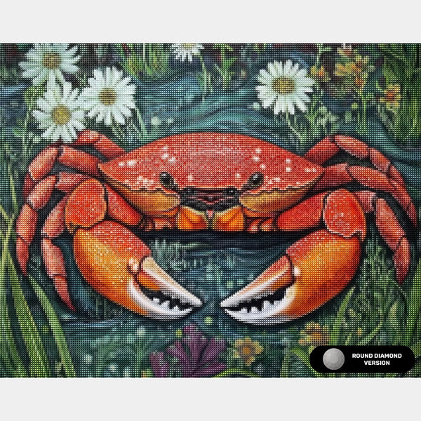 Zoetwaterkrab - Diamant Schilderen - X-Groot