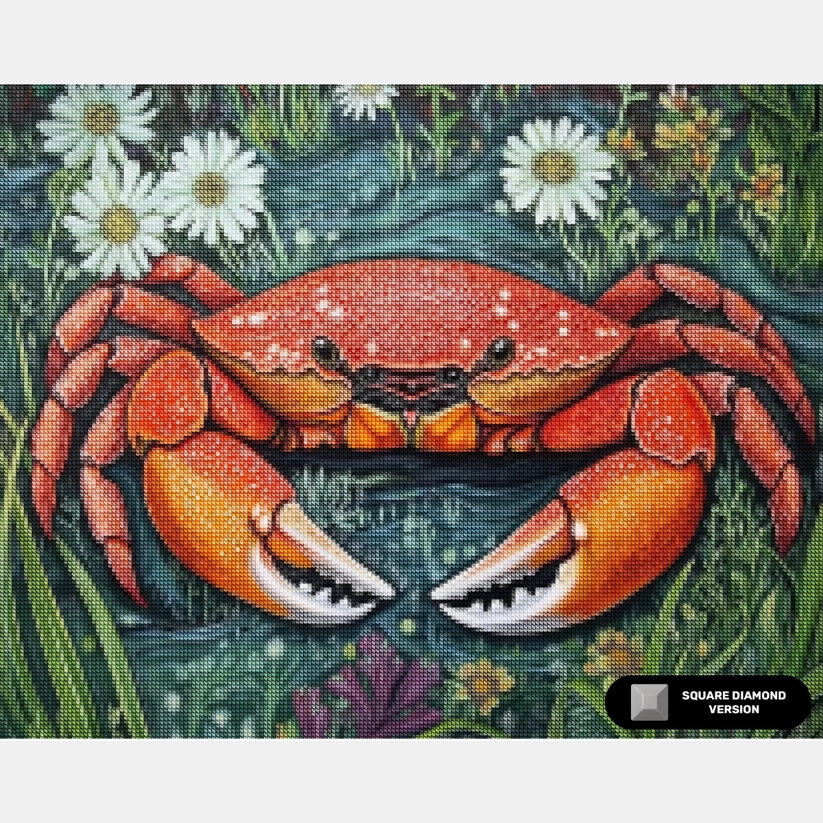 Zoetwaterkrab - Diamant Schilderen - X-Groot