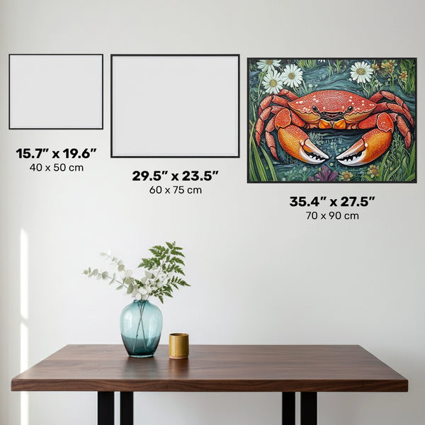 Zoetwaterkrab - Diamant Schilderen - X-Groot