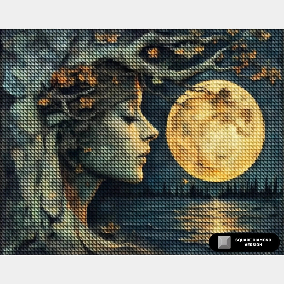 Moeder Natuur - Diamant Schilderen - Standaardformaat