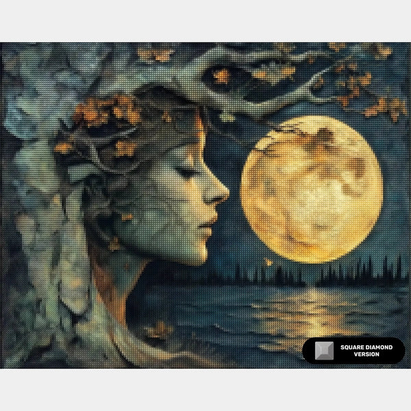 Moeder Natuur - Diamant Schilderen - Standaardformaat