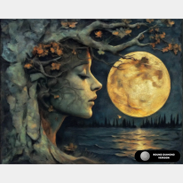 Moeder Natuur - Diamant Schilderen - Standaardformaat