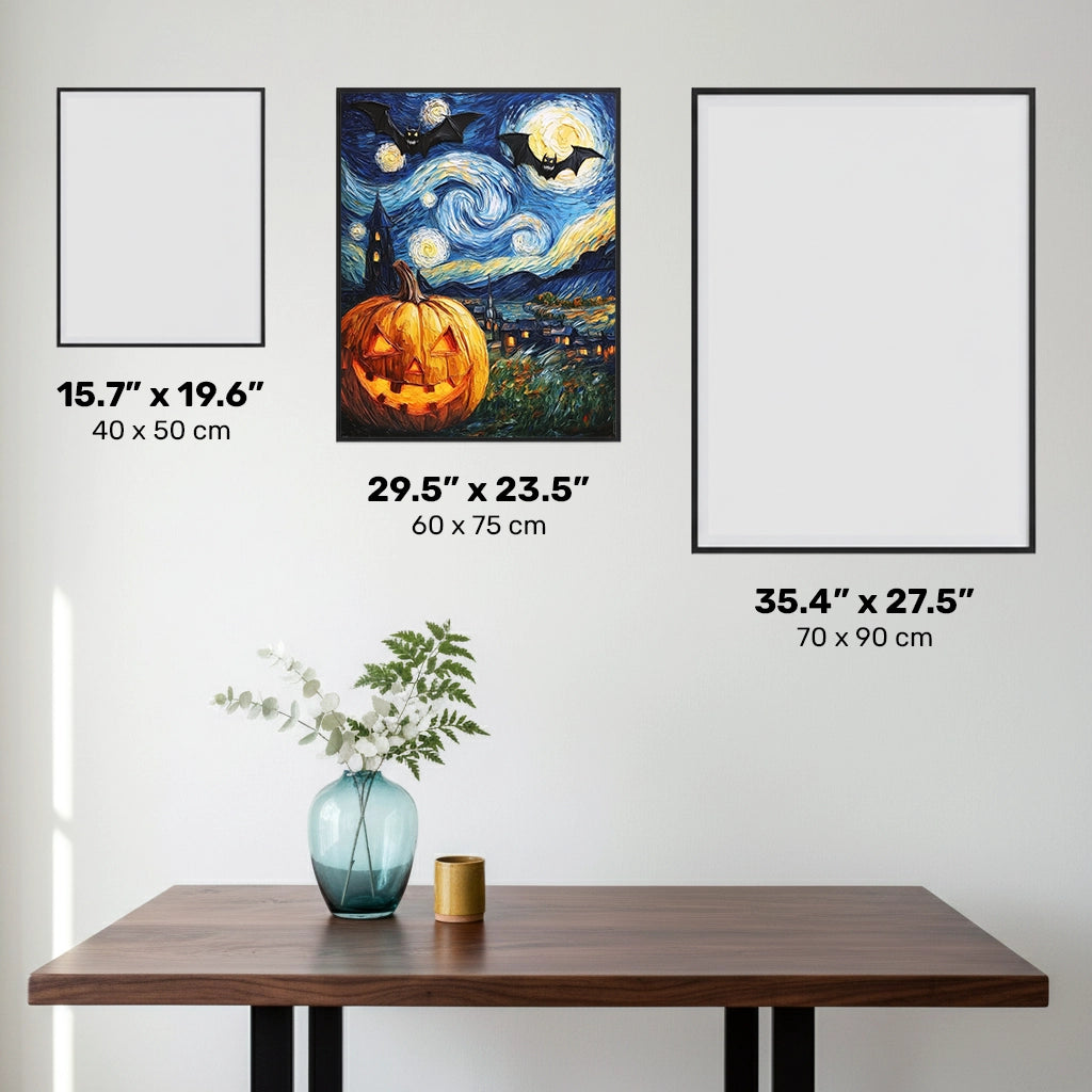 Skrämmande Natt - Diamantmålning - Stor