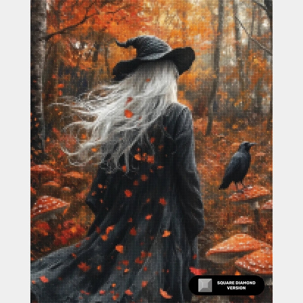 Häxans Väg - Diamantmålning - X-Stor