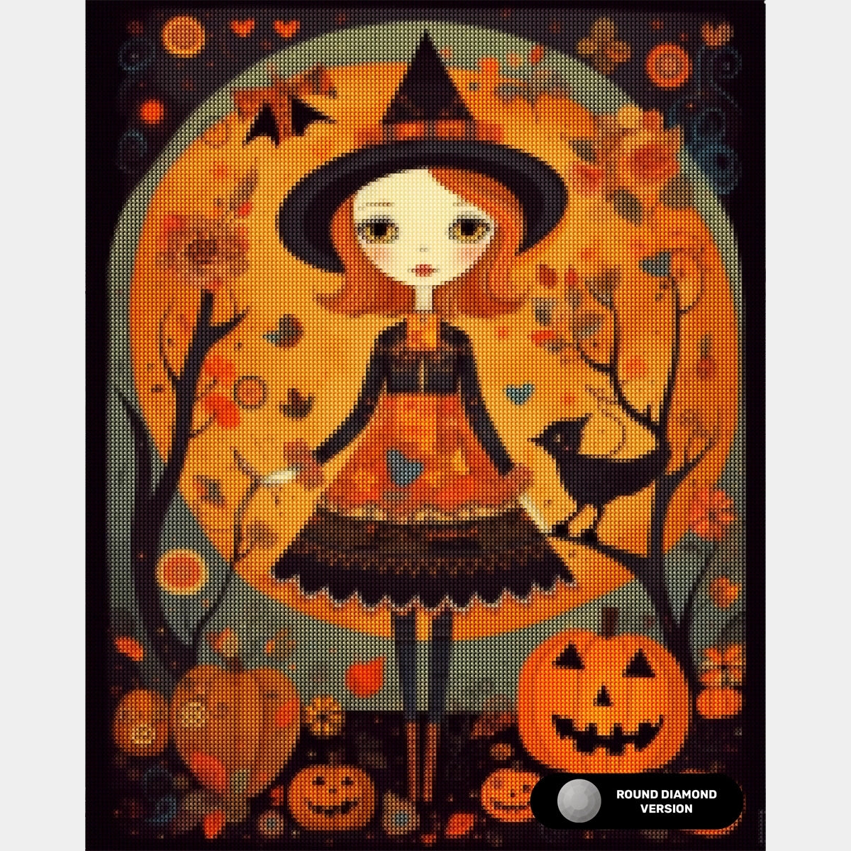 Höstförtrollning - Diamantmålning - Standardstorlek