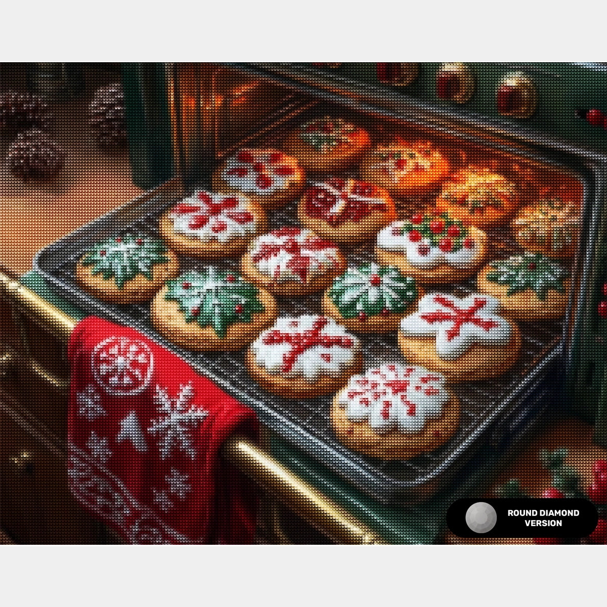 Un Goût de Noël - Peinture Diamant - Taille Standard