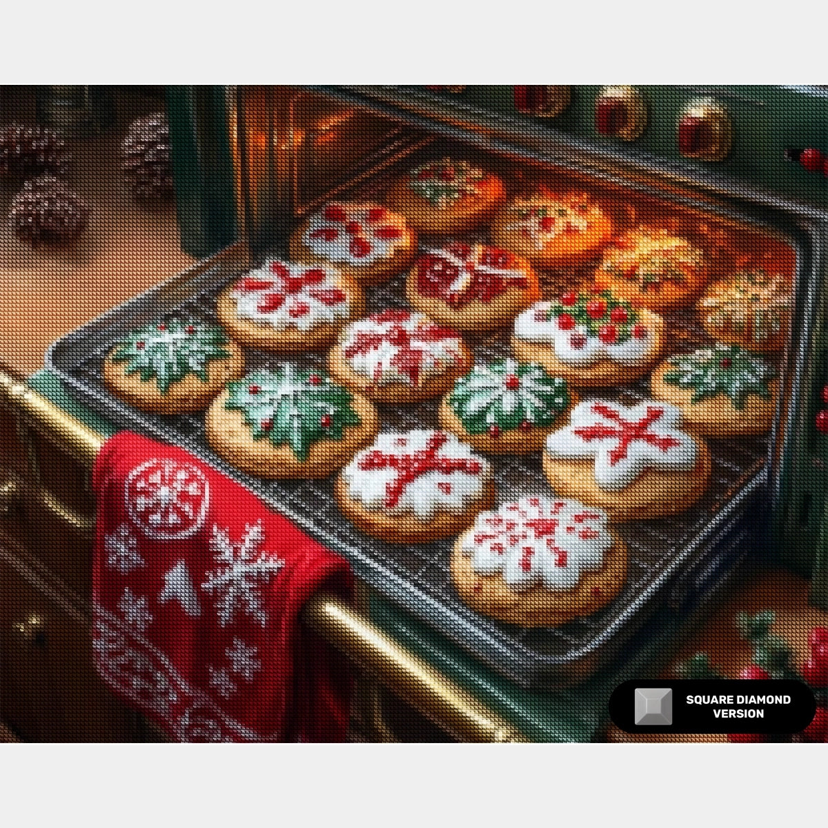 Un Goût de Noël - Peinture Diamant - Taille Standard