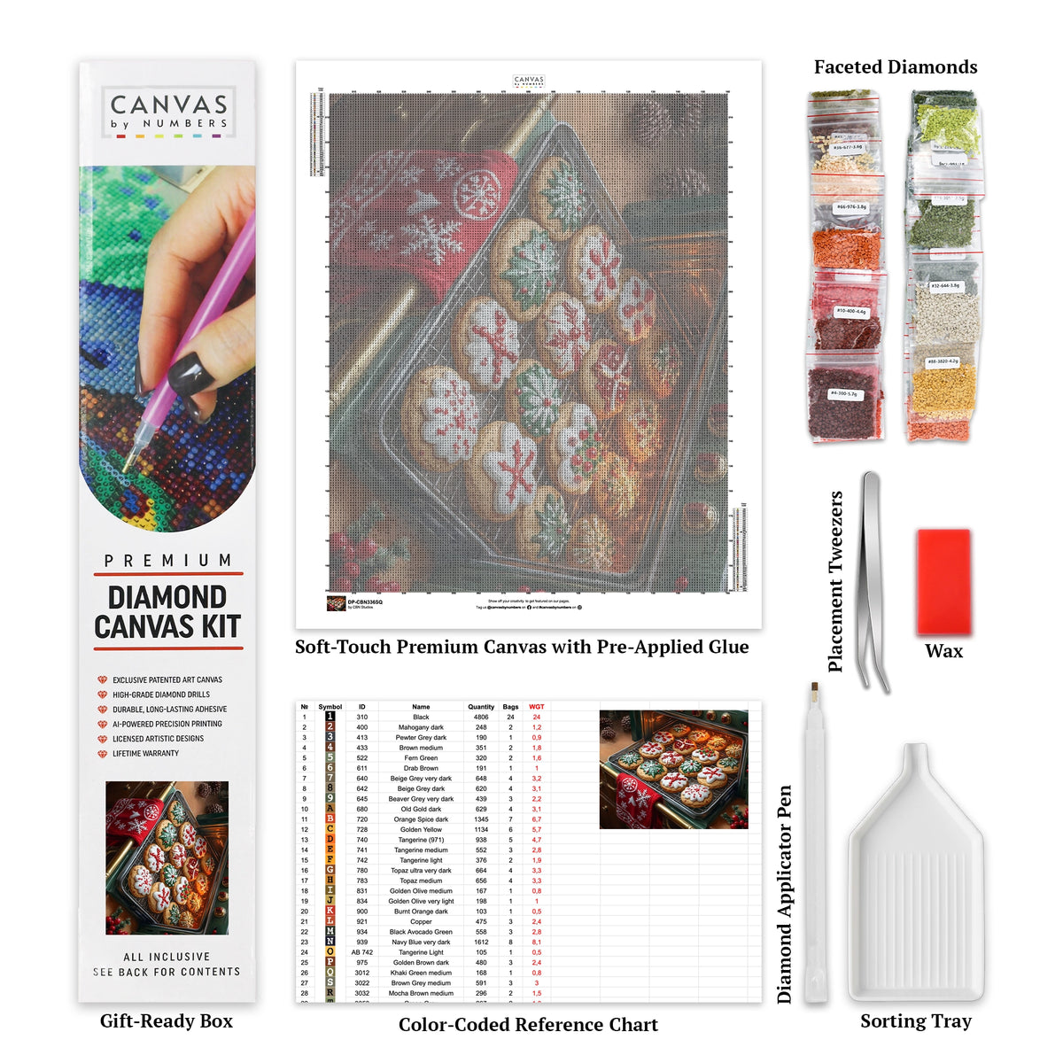 Un Goût de Noël - Peinture Diamant - Taille Standard