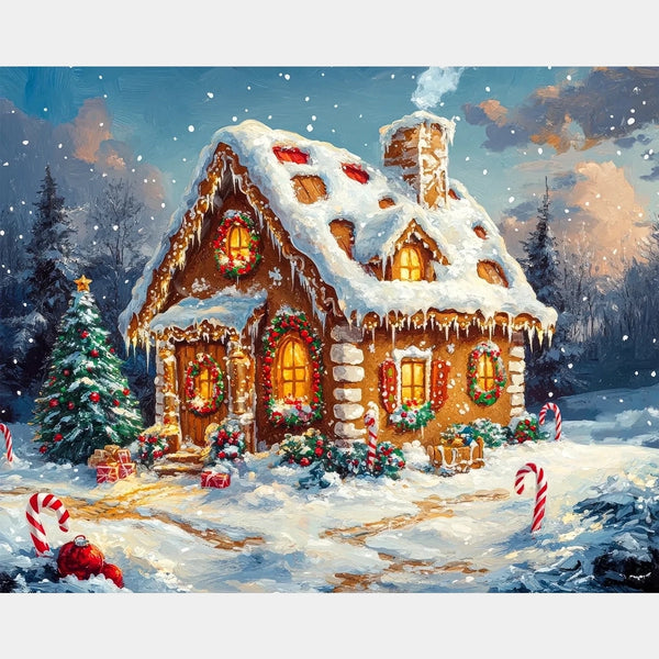 Sweet Winter Retreat - Diamond Painting - Large