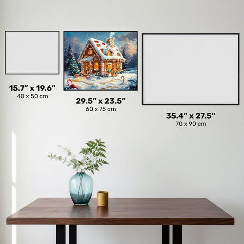 Zoete Winter Ontspanning - Diamond Painting - Groot