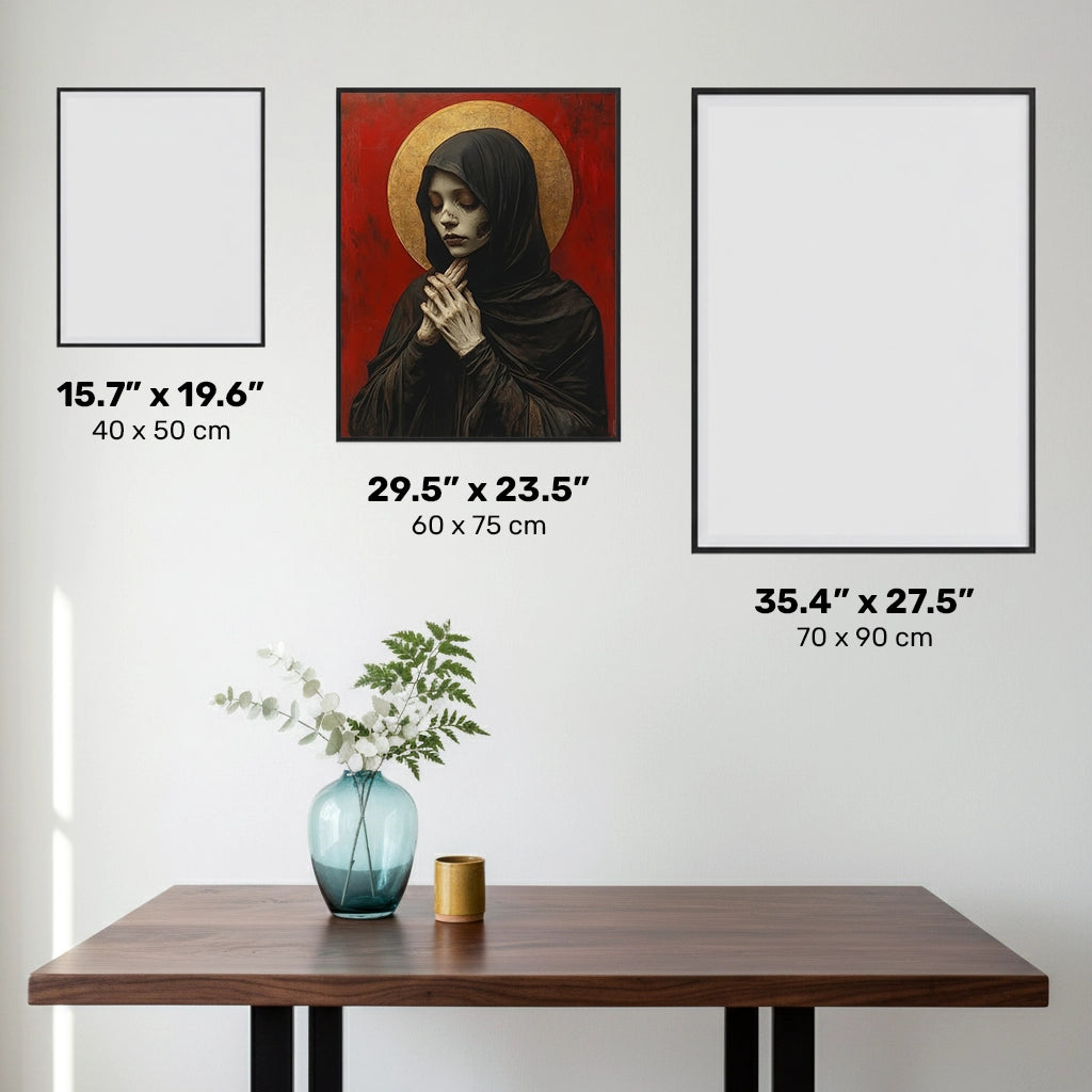 Tålmodighet som en helgen - Diamantmaleri - Stor