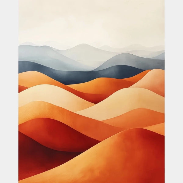 Dunes en Harmonie - Peinture Diamant - Taille Standard