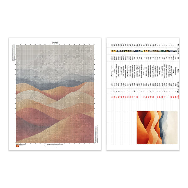 Dunes en Harmonie - Peinture Diamant - Taille Standard