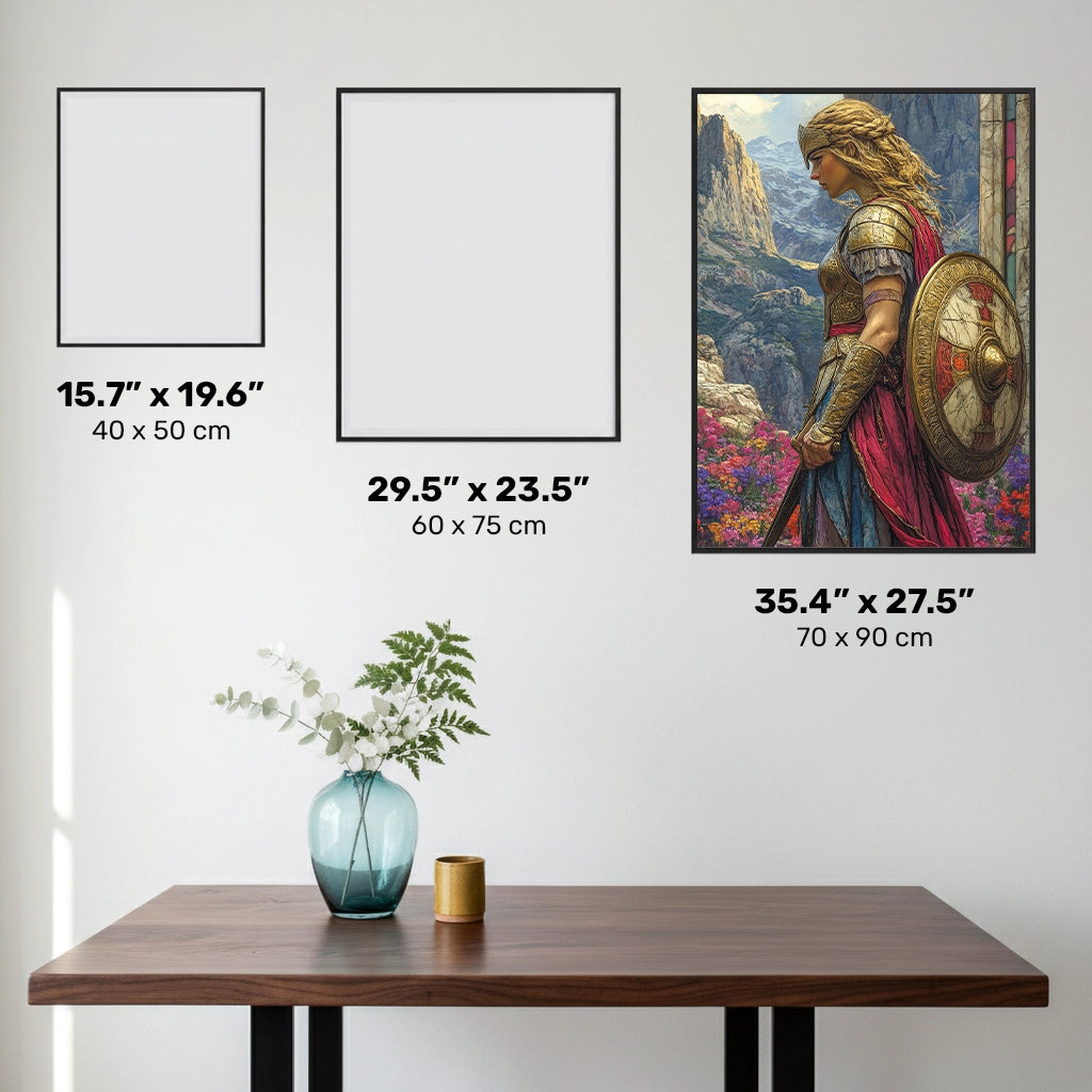 Composition de Vase Floral - Peinture Diamant - Très Grand