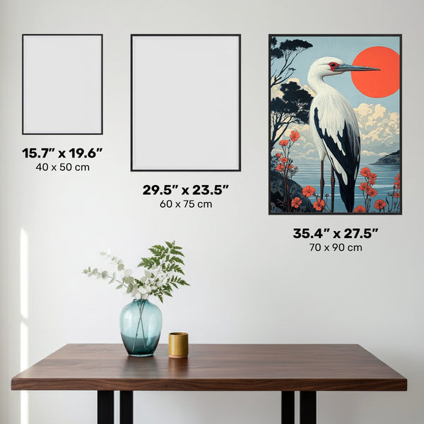 Stork in Stillness - Diamond Painting - X-Large