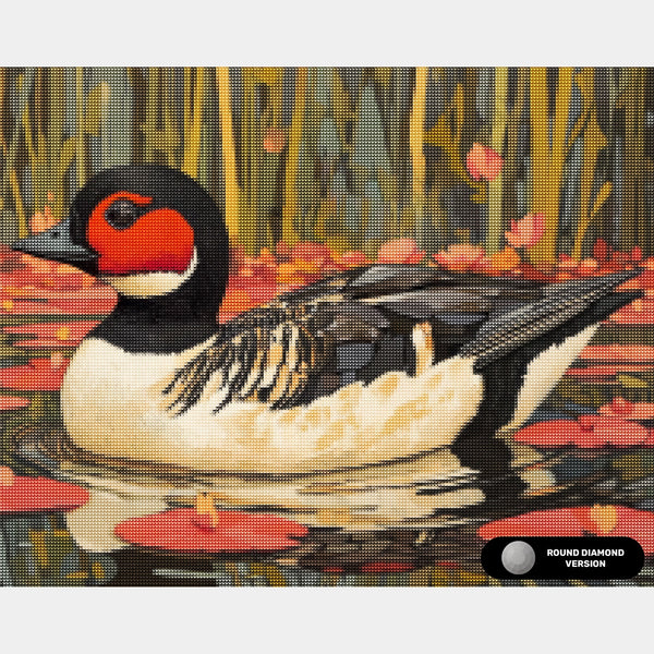 The Pond Dweller - Diamond Painting - Standard Size