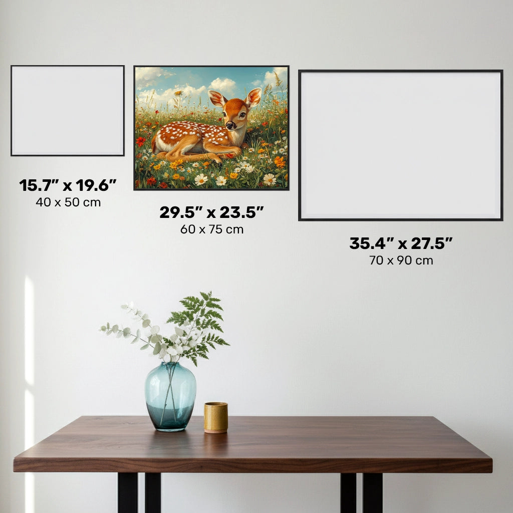 Composición de Jarrón Floral - Pintura de Diamante - Extra Grande