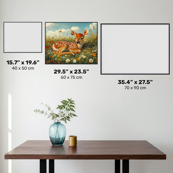 Composición de Jarrón Floral - Pintura de Diamante - Extra Grande