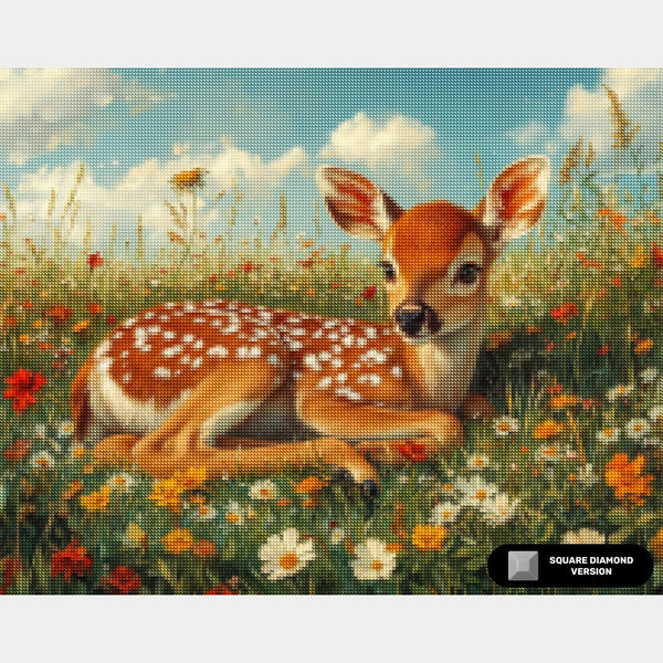 Composición de Jarrón Floral - Pintura de Diamante - Extra Grande