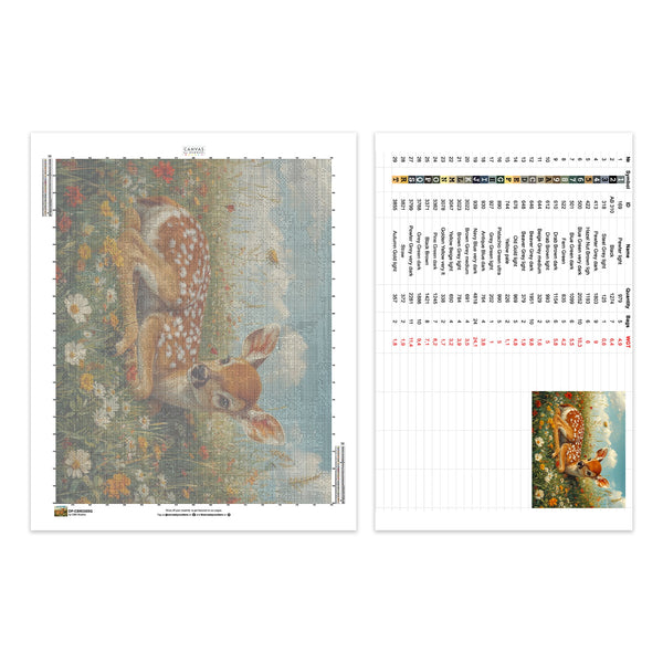 Composición de Jarrón Floral - Pintura de Diamante - Extra Grande