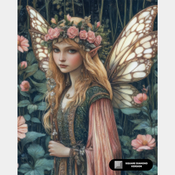 Blomsterkruka Komposition - Diamantmålning - X-Stor