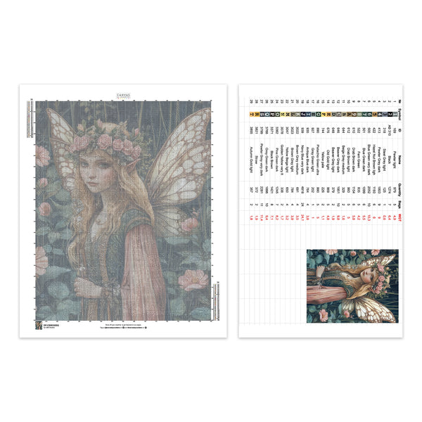 Blomsterkruka Komposition - Diamantmålning - X-Stor