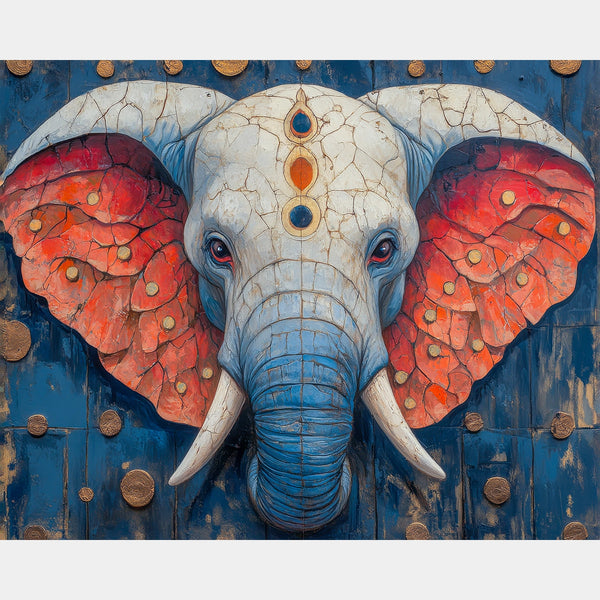 Chakra Elephant - Diamond Painting - Standard Size