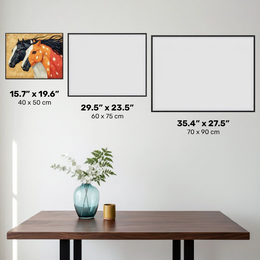 Ebony and Ember - Diamond Painting - Standard Size