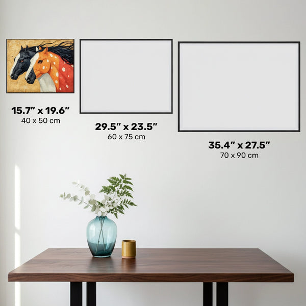 Ebony and Ember - Diamond Painting - Standard Size