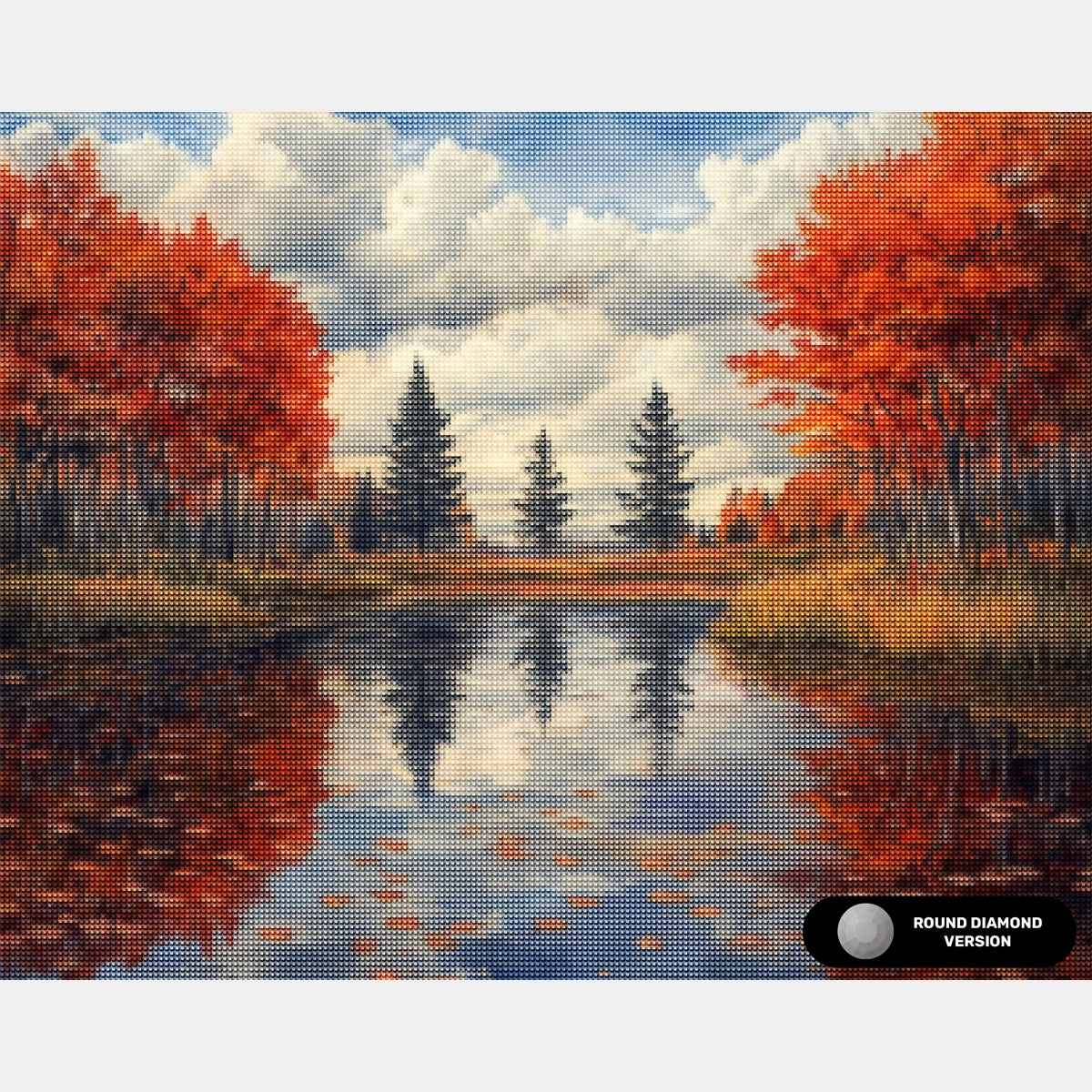 Blomsterkruka Komposition - Diamantmålning - X-Stor