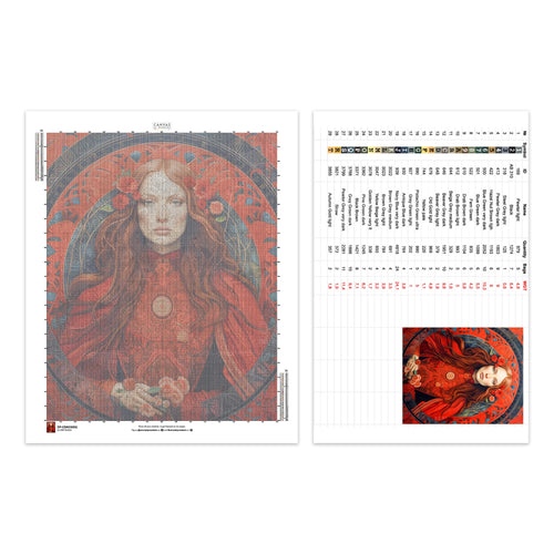 Composizione di Vasi Floreali - Diamond Painting - X-Large
