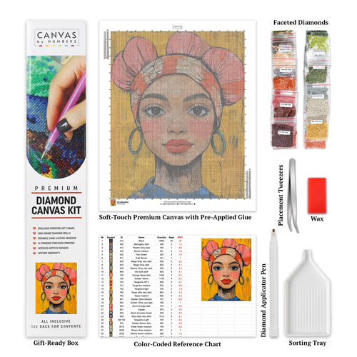 Fearless Glow - Diamond Painting - Standard Size