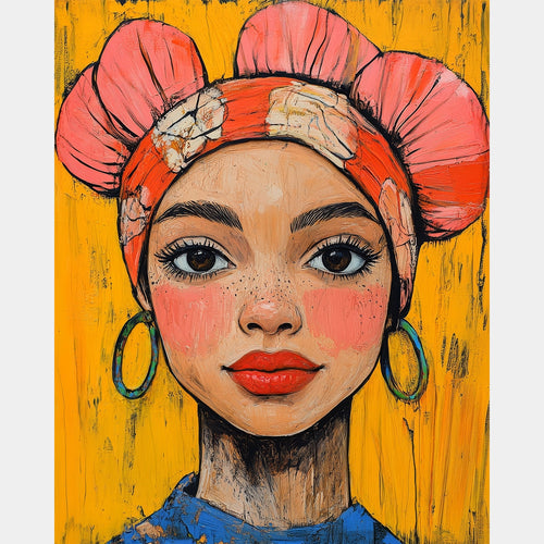 Fearless Glow - Diamond Painting - Standard Size