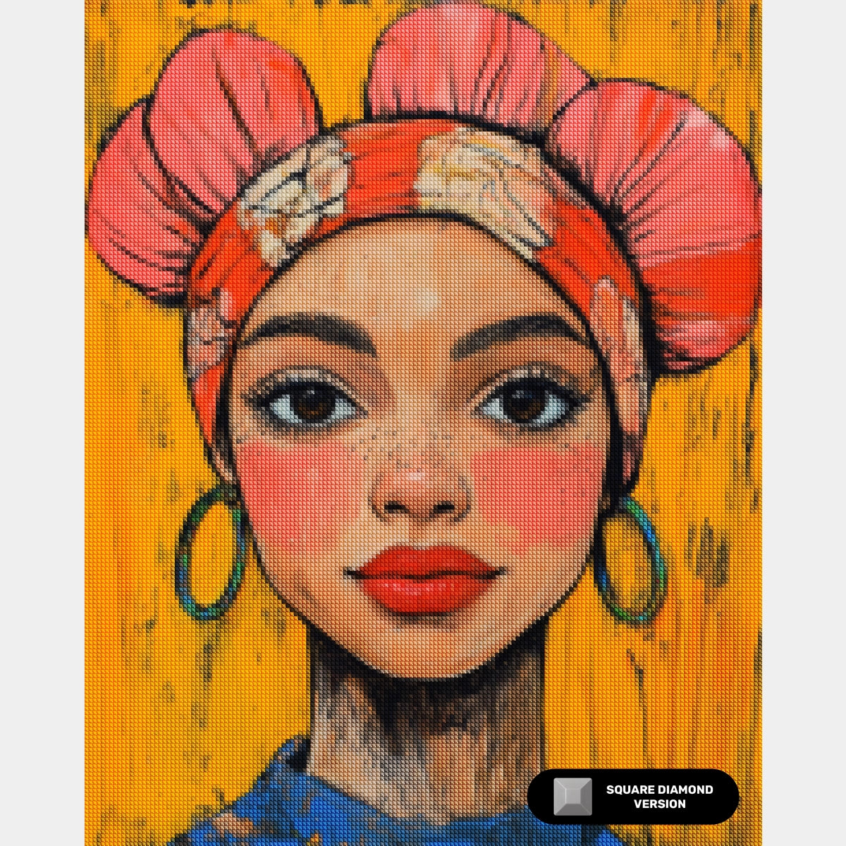 Blomsterkruka Komposition - Diamantmålning - X-Stor