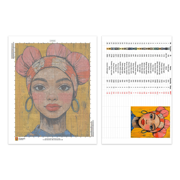 Blomsterkruka Komposition - Diamantmålning - X-Stor