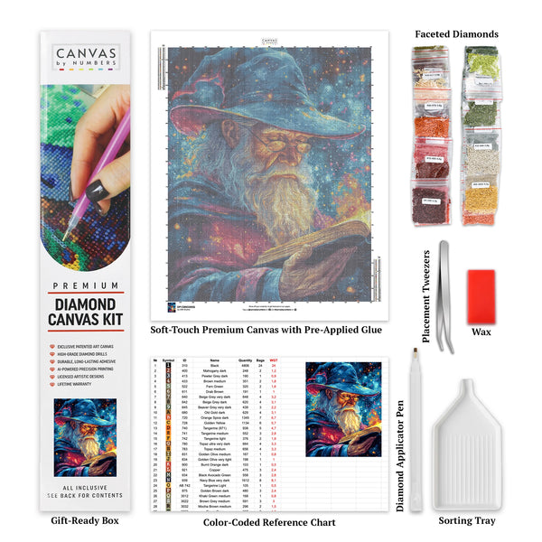 Blomsterkruka Komposition - Diamantmålning - X-Stor