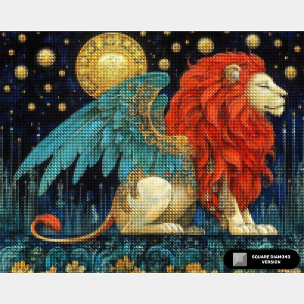 The Slumbering Beast - Diamond Painting - X-Large