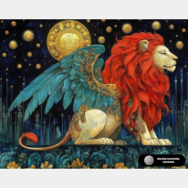 The Slumbering Beast - Diamond Painting - X-Large