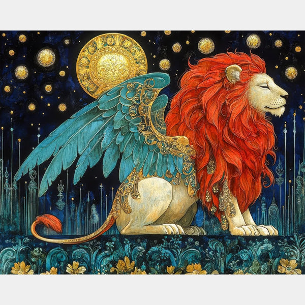 The Slumbering Beast - Diamond Painting - X-Large