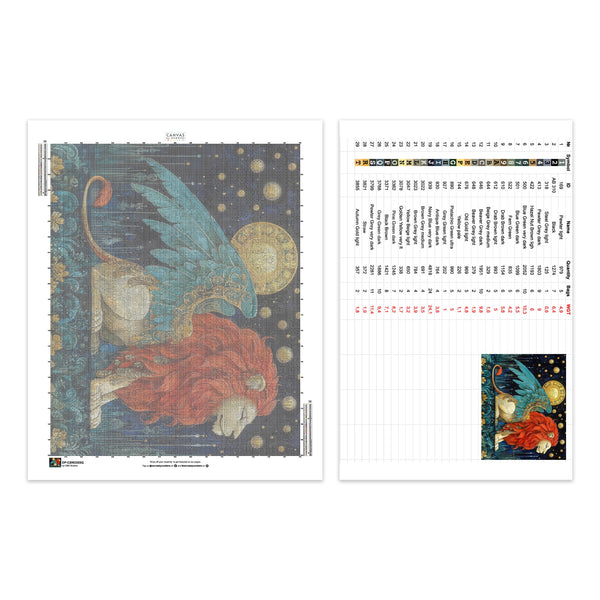 The Slumbering Beast - Diamond Painting - X-Large