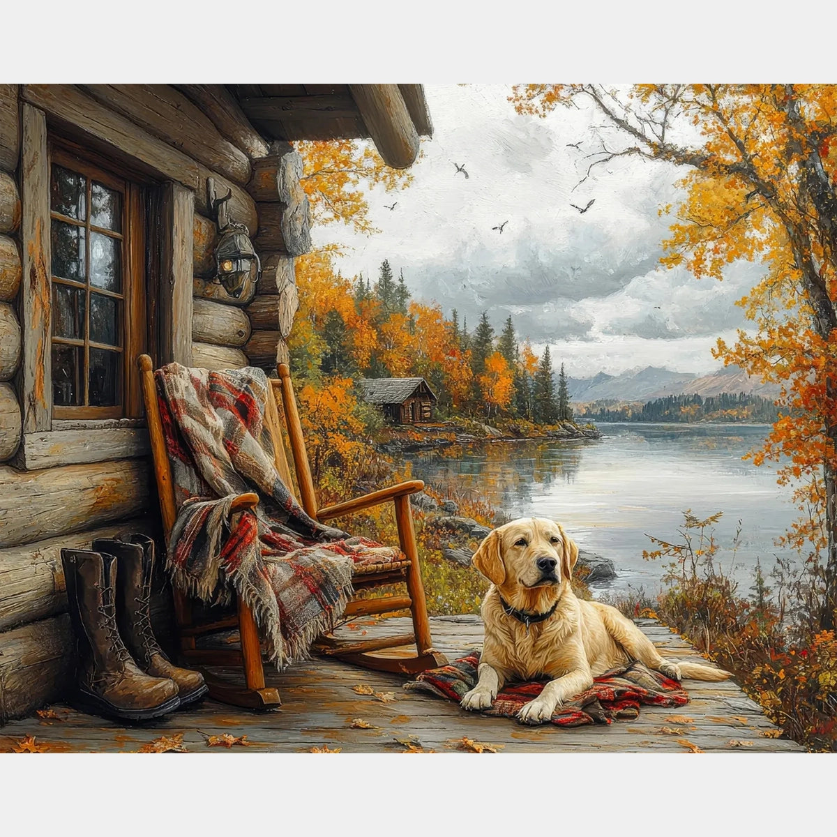 Blomsterkruka Komposition - Diamantmålning - X-Stor