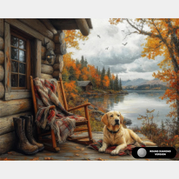 Blomsterkruka Komposition - Diamantmålning - X-Stor