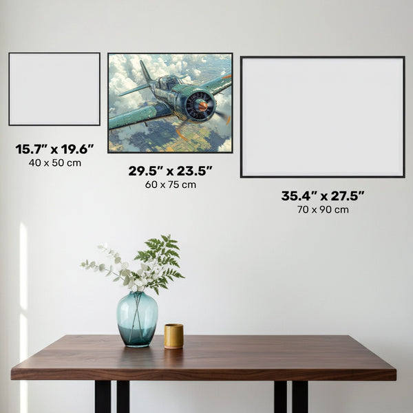 Composizione di Vasi Floreali - Pittura con Diamanti - X-Large