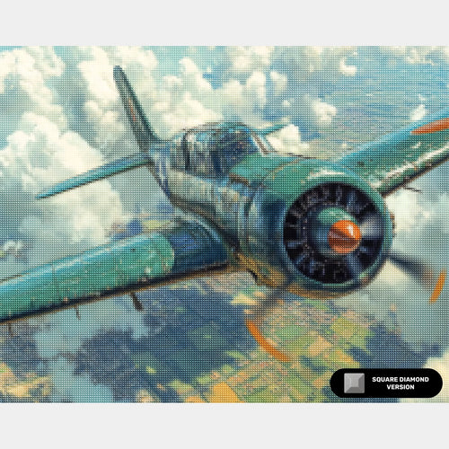 Sky Patrol  - Diamond Painting